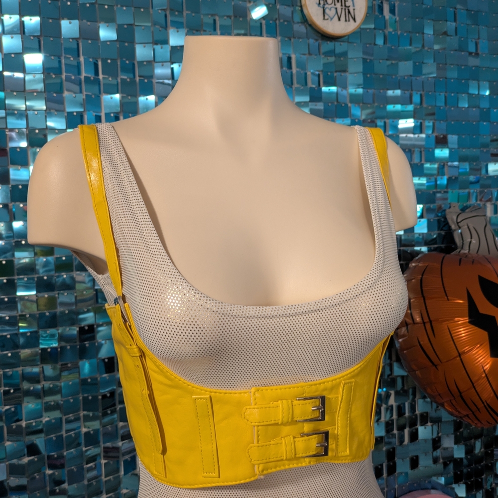 Faux Leather UnderBust Harness